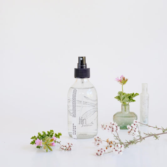 Flower Water Toner - 200ml Glass Clear